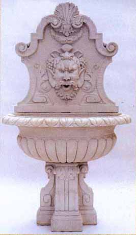 Garden Fountains, Cast Stone Garden Fountain Cast Stone Wall Fountain